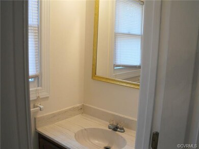 1st floor half bath