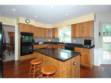 Kitchen. Gourmet kitchen features new Dupont Zodia