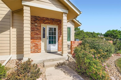 Large covered porch area