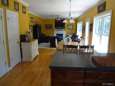 View from Kitchen to Family Room