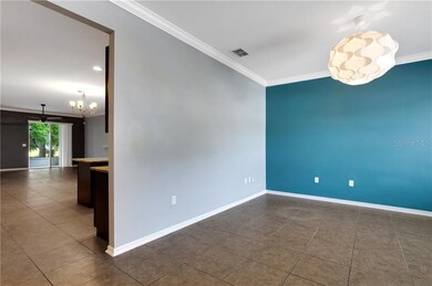 The formal living room opens up into your spacious