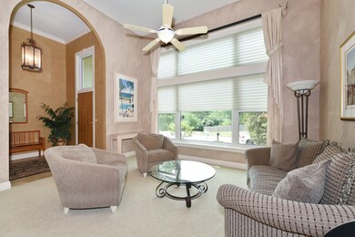 formal living room just off the foyer