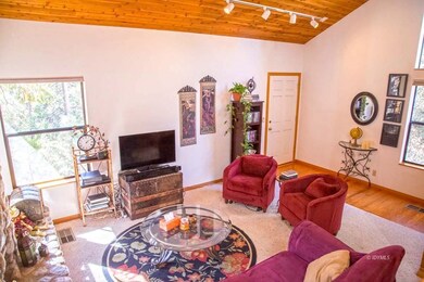Living room with front entrance