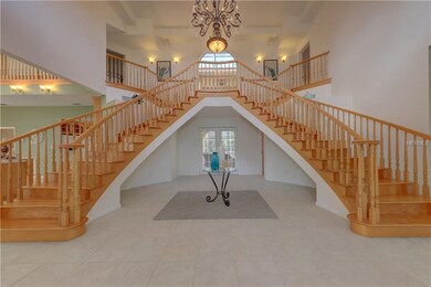 This lovely custom built oak winding staircase is 