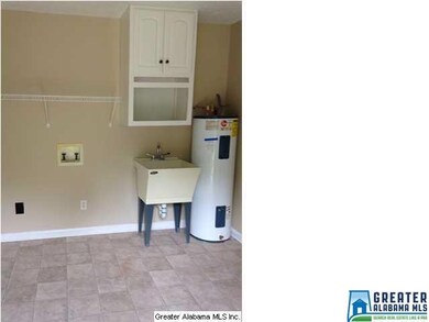 Large area for washer and dryer. It even includes 