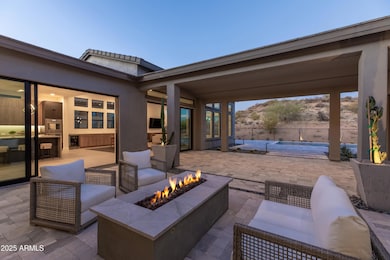 Firepit on Back Patio
