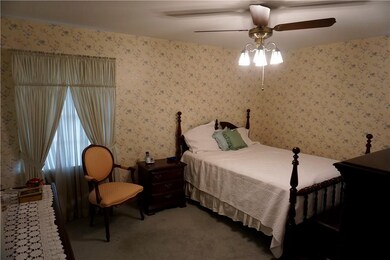  The owner's bedroom with connecting bath.