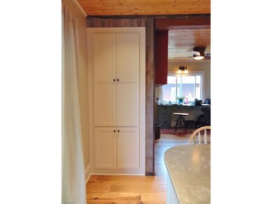 Custom cabinetry in the remodeled kitchen