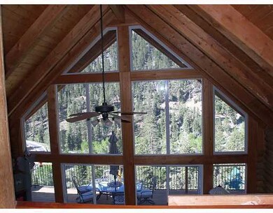 View. The wall of windows perfectly frame breathta