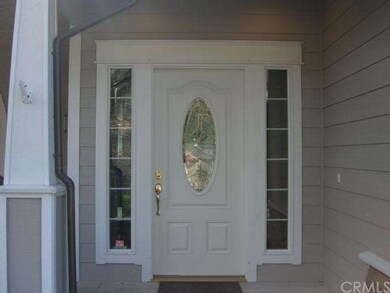 FRONT DOOR WITH LEADED GLASS AND SIDE WINDOWS
