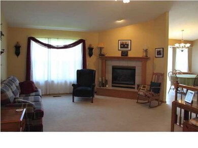 LOVELY LIVING ROOM WITH GAS FIREPLACE