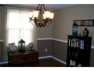 Dining Room Beautiful light fixture in formal dini