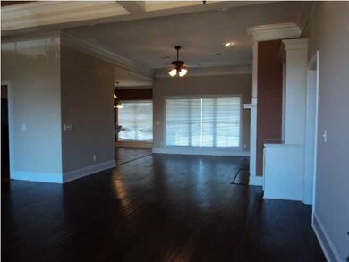 Large open living room