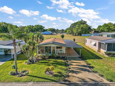 Aerial view of property