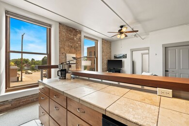 Kitchen expansive views towards the east and Swan Mountains