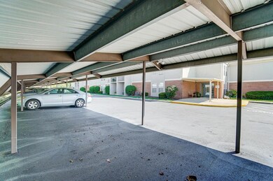 Carport near door