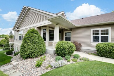 Beautiful front elevation with stone steps to back