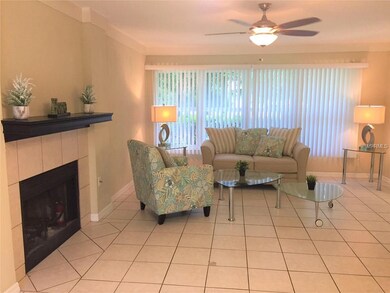 Living Room w/Wood burning Fireplace