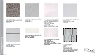 Design selections. This home is currently under co