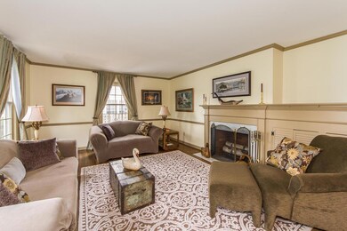 Formal living room with hardwood floors!