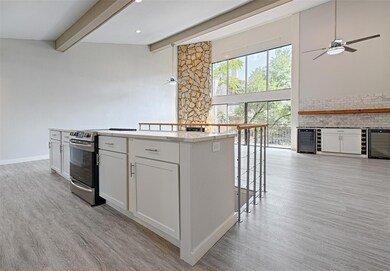 Kitchen Island Overlooking Main Living Area