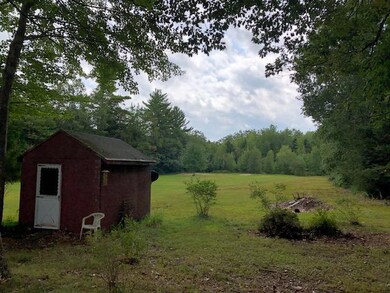 Shed and view of land