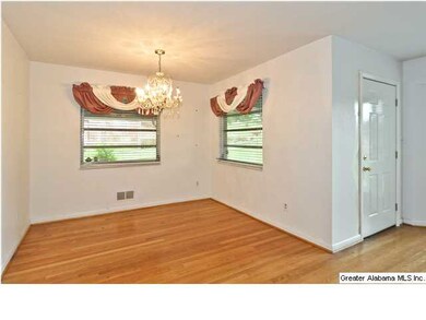 Dining area has beautiful hardwoods and great natu