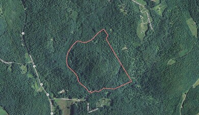 Overview of boundaries of the lot.