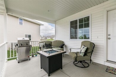 Lovely, spacious front porch facing sunsets!