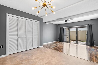 Spare room featuring a textured ceiling, a notable