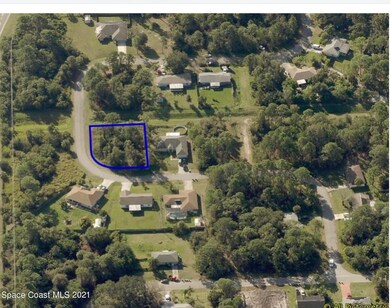 Aerial view of lot