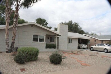Front of House and Carport
