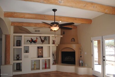 Living Area with Fireplace