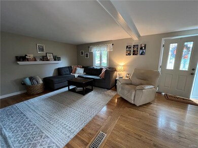Front door brings you into the large living room/f