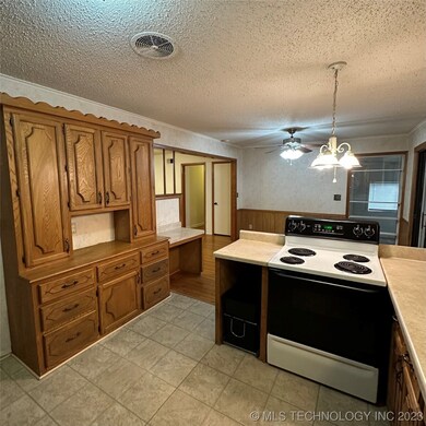 Kitchen looking into dining room