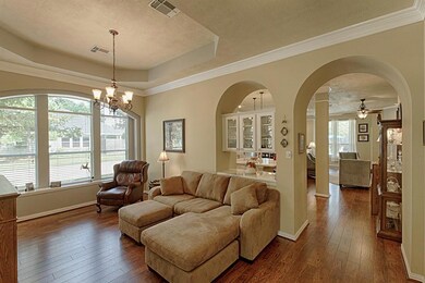 Formal Dining Room is currently the TV area