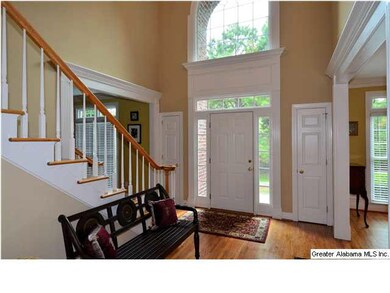 Entry Foyer is freshly painted. Hardwood floors, C