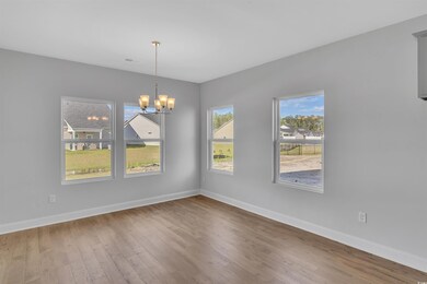 Open and bright with door leading to very spacious