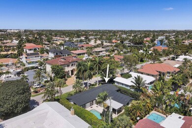 Surrounded by waterfront mansions