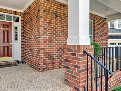 Covered front porch is the perfect place to enjoy