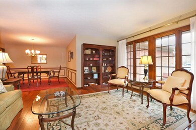 Living room to dining room