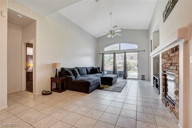 Door to the master bedroom off the family room.