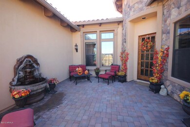 Courtyard with Waterfall