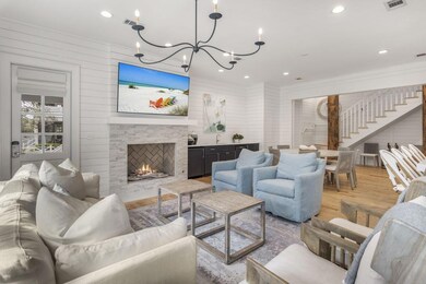 Redesigned modern fireplace