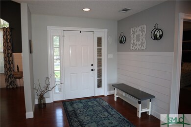 Foyer with Shiplap