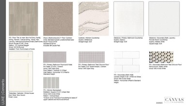 Design selections. This home is currently under co