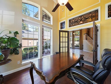 View from inside study