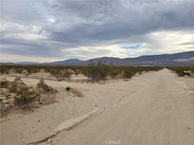 Joshus road..  Western border of the parcel land