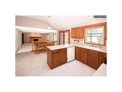 Large eat in kitchen adjacent to the family.