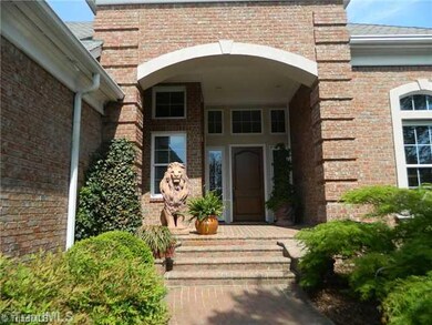 Exterior Front. Front Entrance to Home - and yes, the Lion stays!